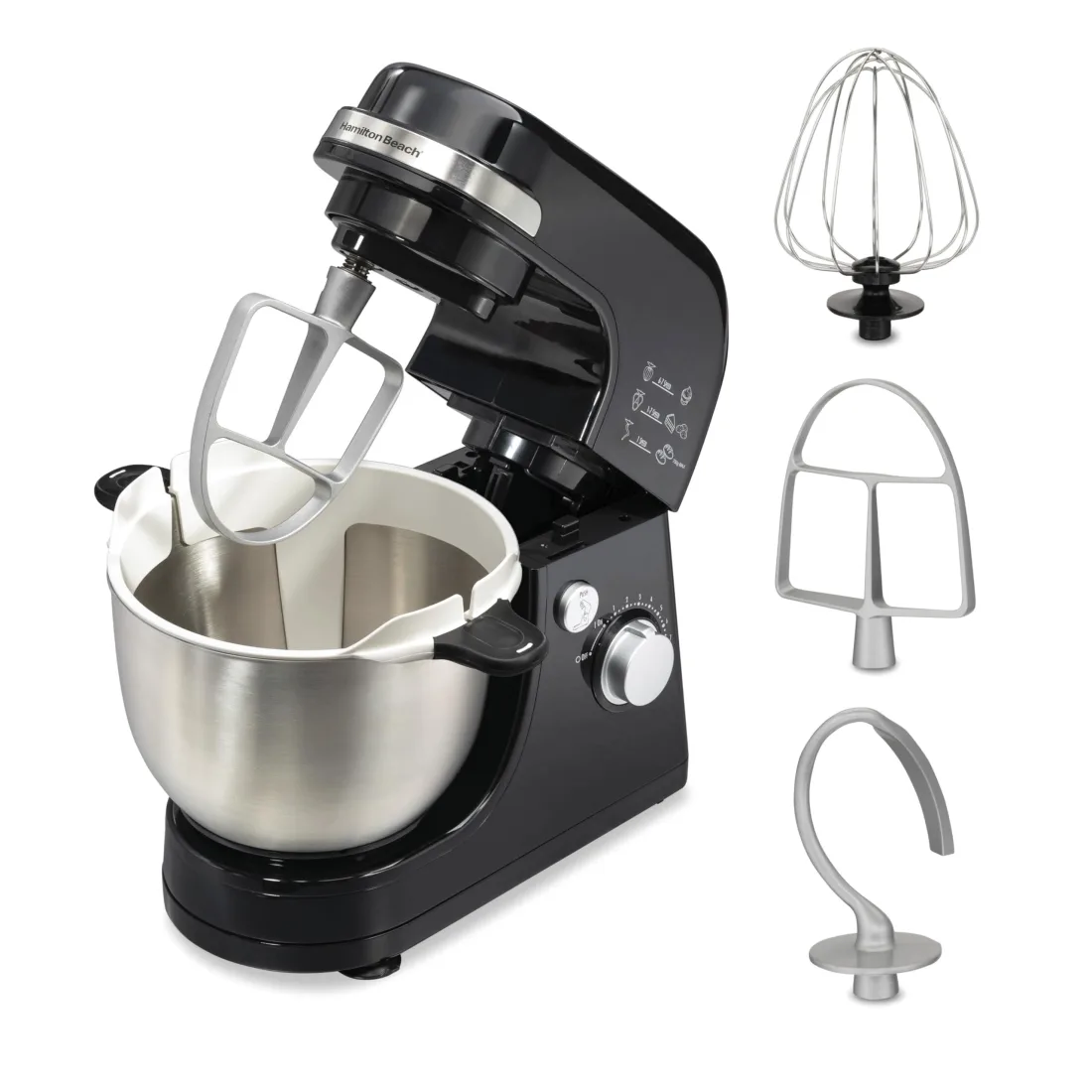Hamilton Beach Electric Stand Mixer 4-Quart (63390) view 2