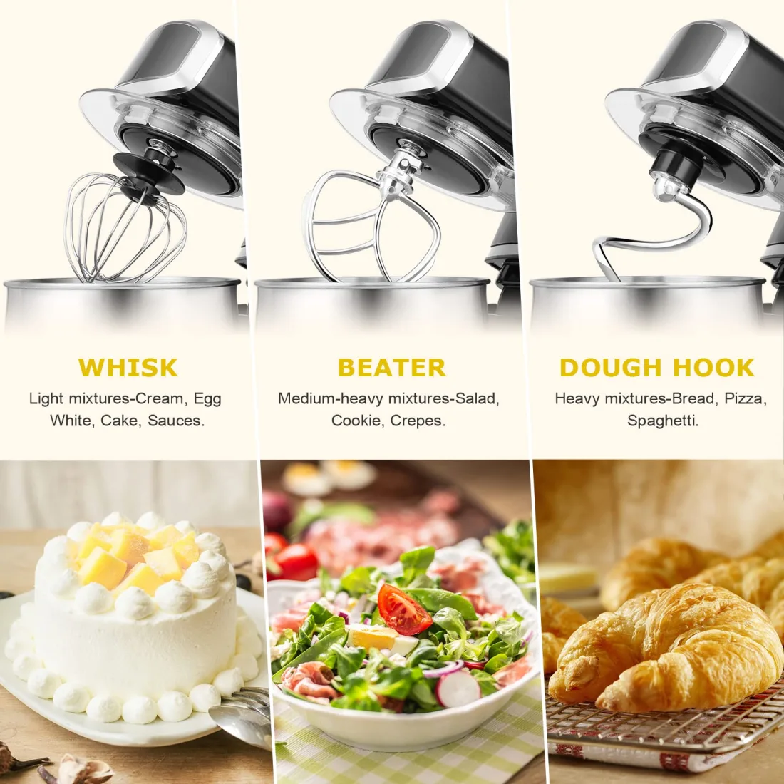Kitchen in the Box 3.2-Quart Compact Stand Mixer view 3