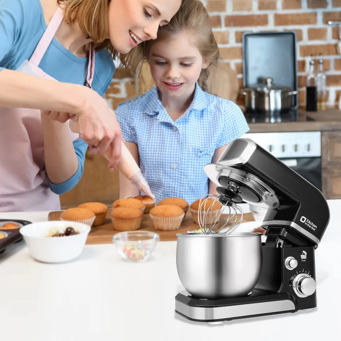 Kitchen in the Box 3.2-Quart Compact Stand Mixer view 4